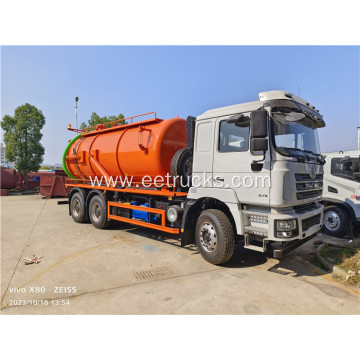 15m3 SHACMAN Vacuum Sewer Cleaning Truck